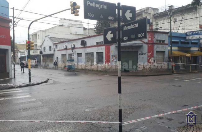 Ocurrió en Plellegrini y Mendoza