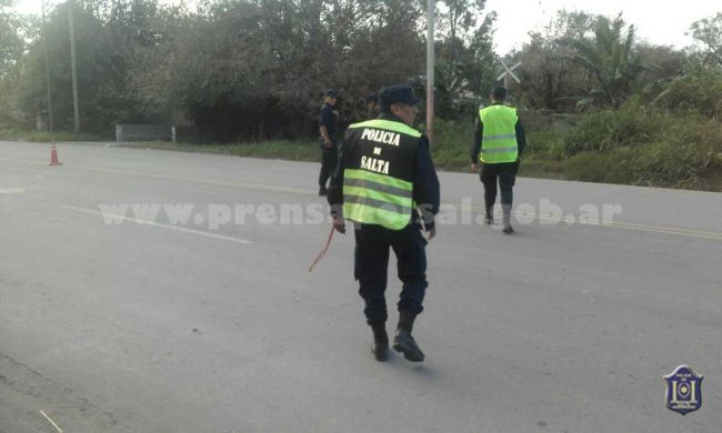 Controles de seguridad en Cerrillos