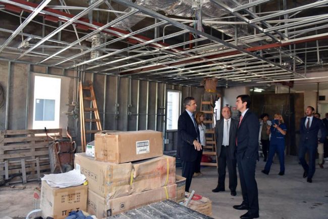 Obras en el Hospital Oñativia