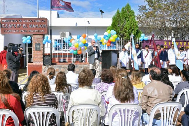 Acto en el Centro de Salud de El Manjón
