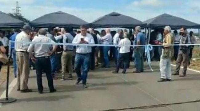 Acto de inauguración de la autopista 50