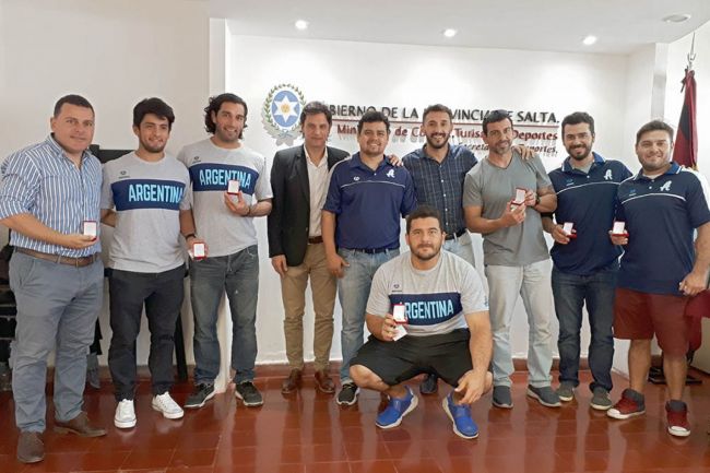 Gran labor de los jugadores salteños en la selección