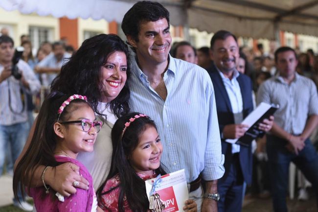 Entrega de duplex en El Huayco
