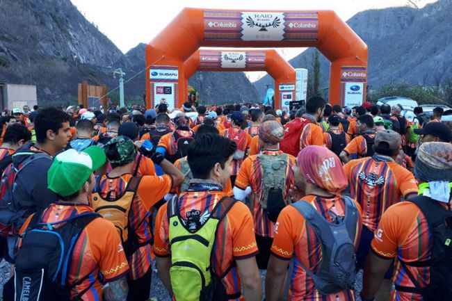 Largada del raid de aventura