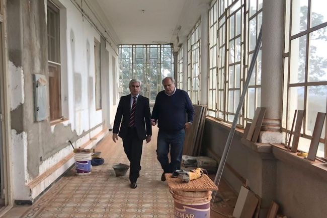 Obras en el hotel Termas