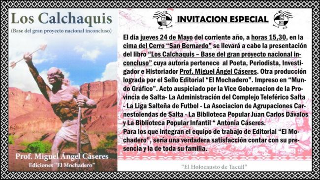 Nueva obra del profe Cáceres