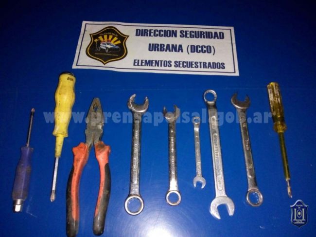 Herramientas robadas