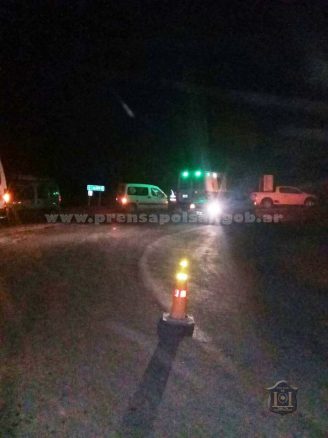 Accidente en La Zanja - Chicoana