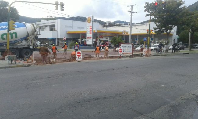 Obras de pavimentación