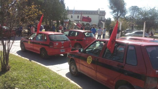 Protesta de tacheros