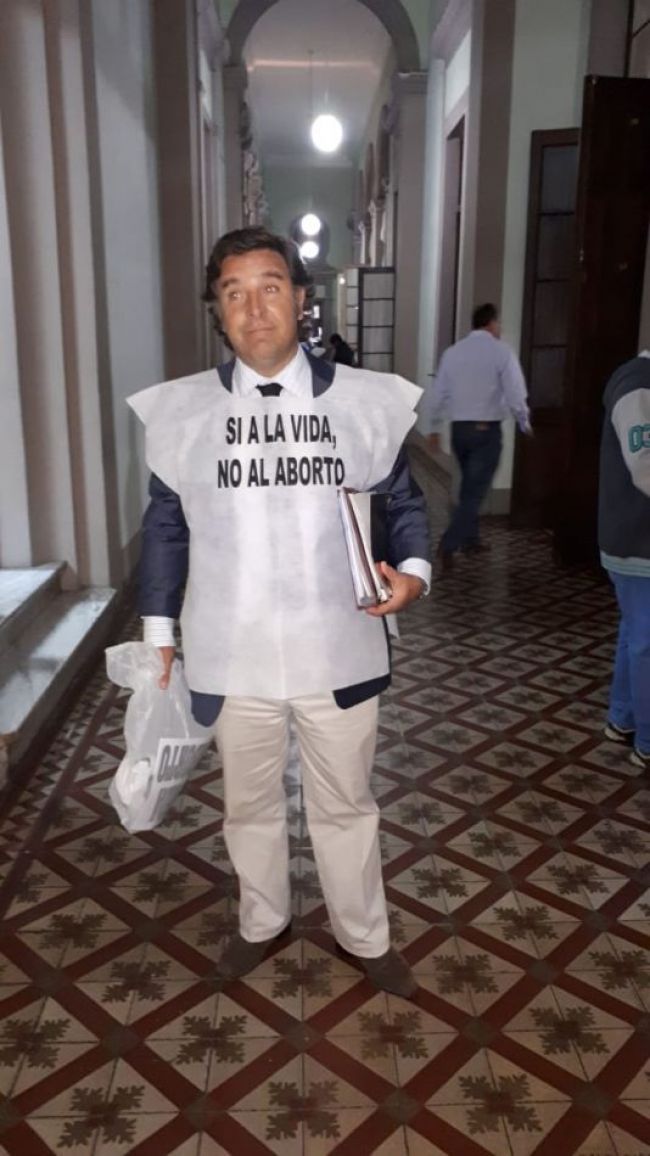 El diputado Suriani en la sesión de la Cámara baja