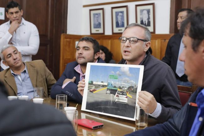 Ausencia de autoridades de vialidad Nacional