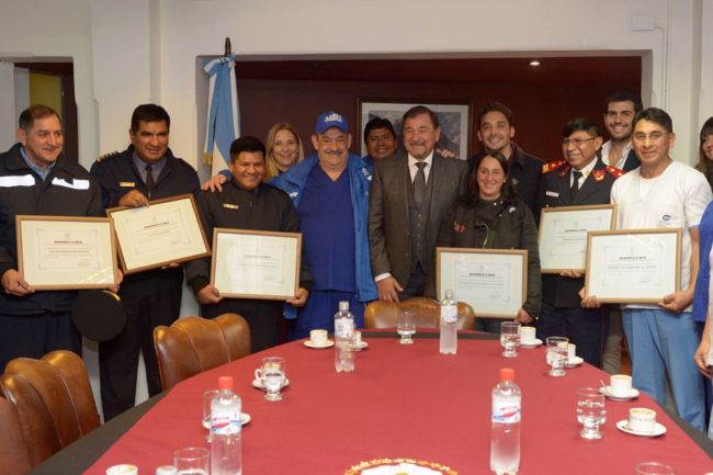 Personal de seguridad reconocido