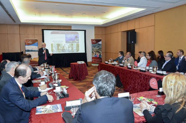 Reunión con directivos de empresas aéreas