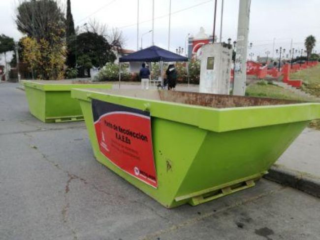 Contenedor para residuos electrónicos