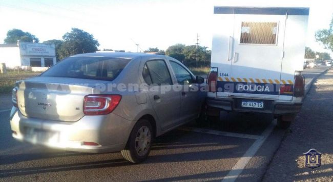 El auto recuperado por la policía