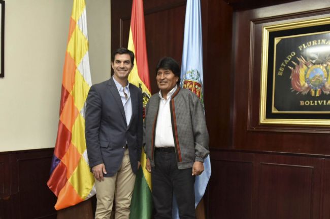 Urtubey con Evo Morales