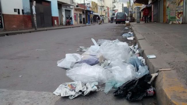 Basura en la ciudad
