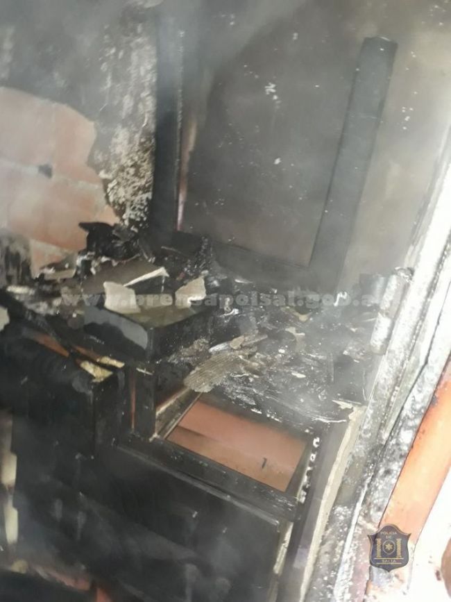 Fuego en una vivienda