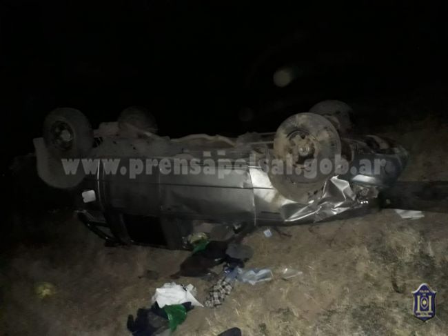 Vuelco y tragedia