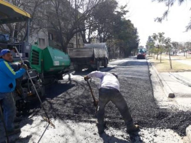 Trabajos en la colectora