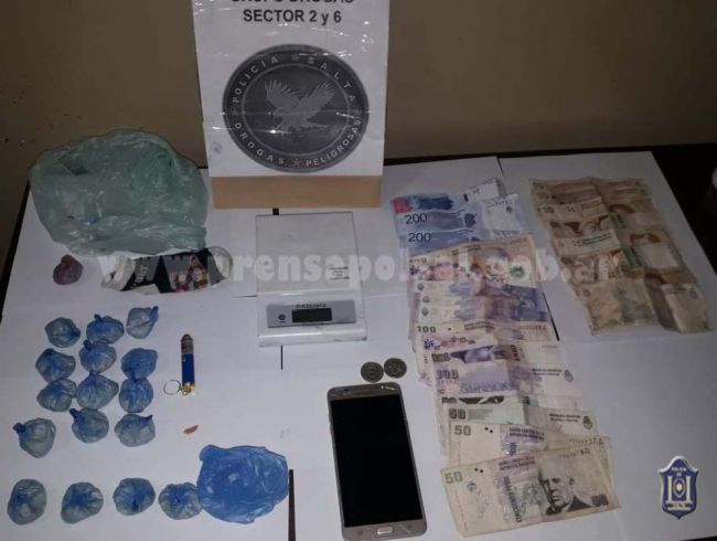 La droga secuestrada