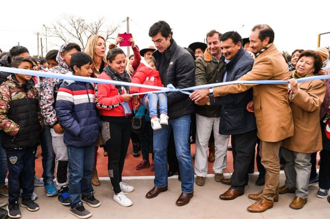 Inauguración de obras en El Carril