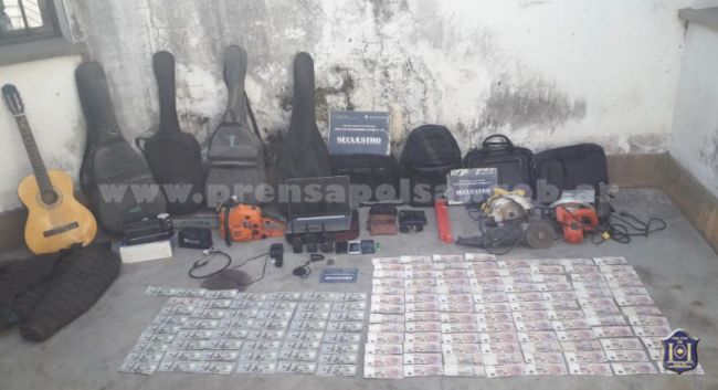 Parte de lo recuperado