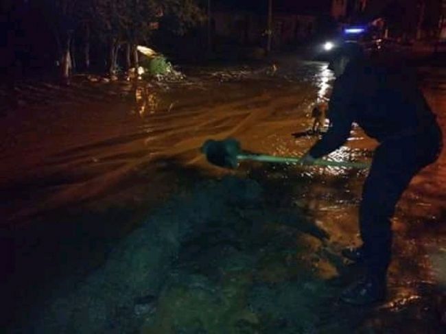 Desbordó el río Chuscha en Cafayate