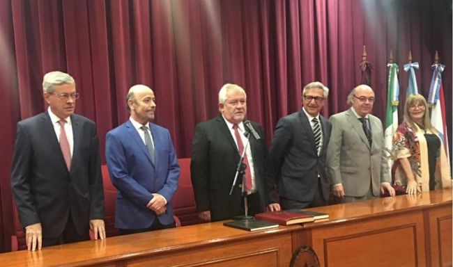 Integrantes de la Corte de Justicia