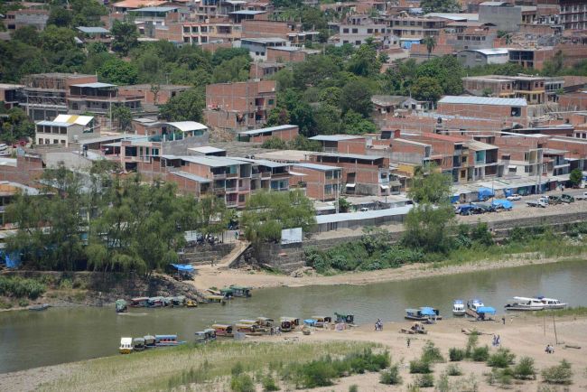La zona de frontera en Aguas Blancas
