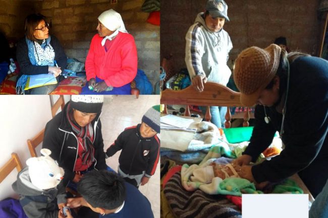 Trabajo sanitario en la puna