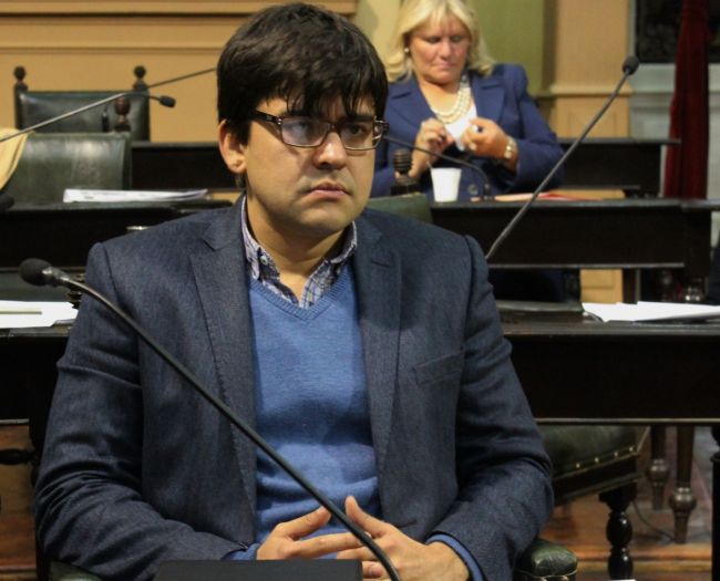 El diputado Lucas Godoy