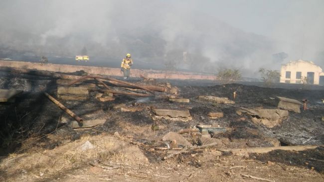 Incendio en Chachapoyas