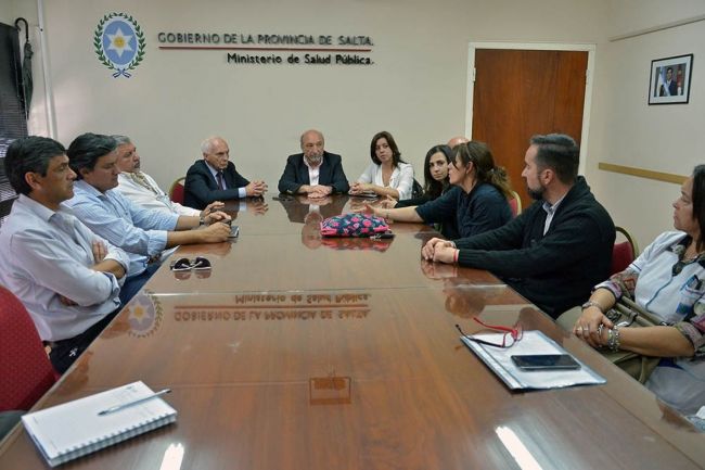 Reunión con el ministro de Salud