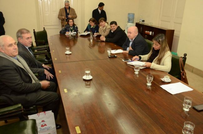 Reunión en la vicepresidencia del Senado