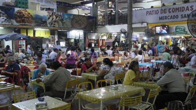 Patio de comidas del Mercado