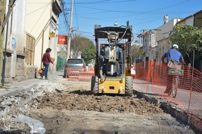 Obras en calle San Juan