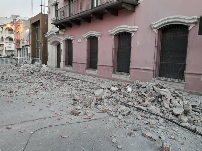 Derrumbe en Patrimonio  Crédito foto: José Luis Vale