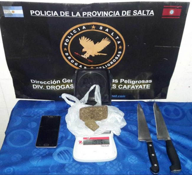 Droga secuestrada
