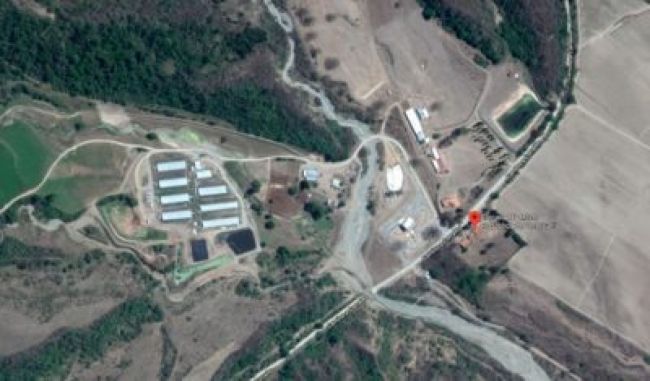 Emplazamiento del criadero de cerdos