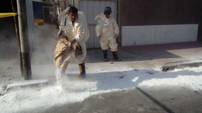 Preocupación por el derrame de sustancias