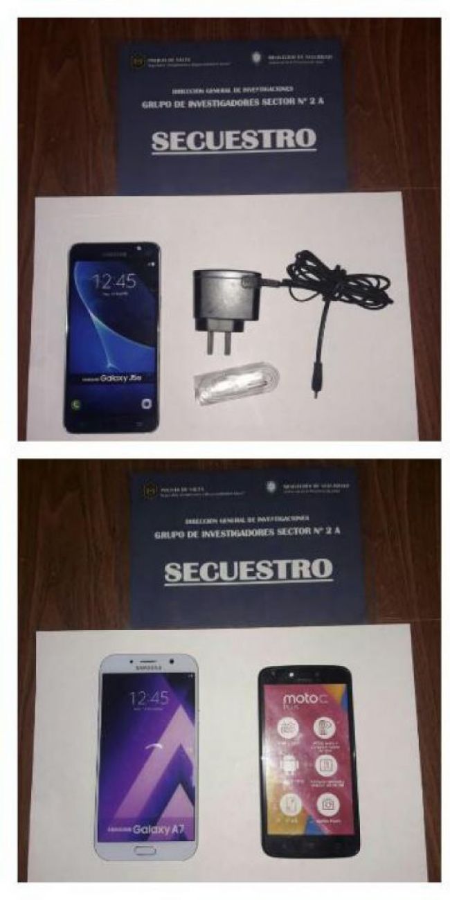 No había celular en la caja