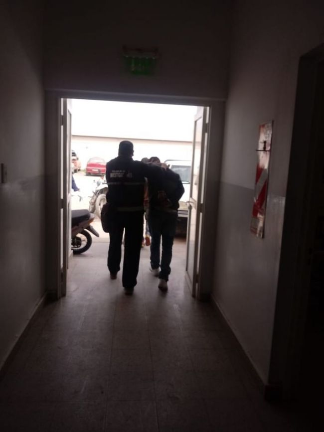 Detenido en allanamiento