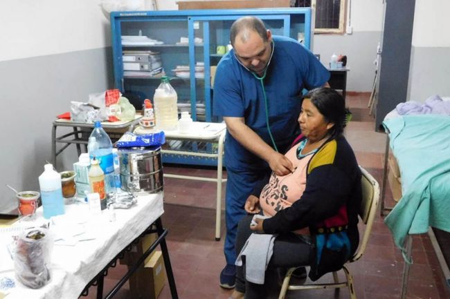 Trabajo sanitario en Anta