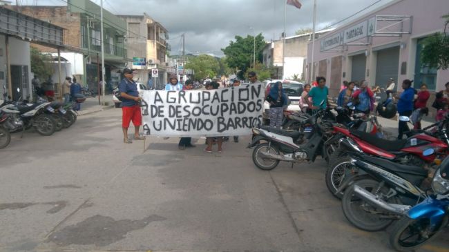 Protesta en Tartagal contra el proyecto de presupuesto '19  Crédito:Juan Ramón Acosta