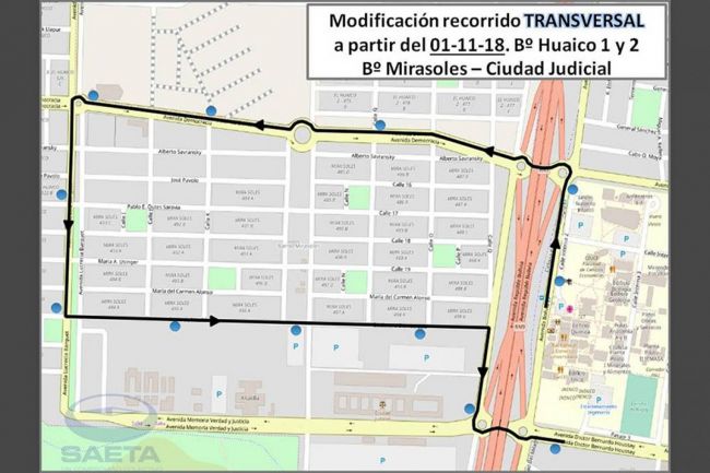 Nuevo recorrido