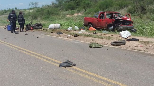 Tremendo accidente cerca de El Galpón