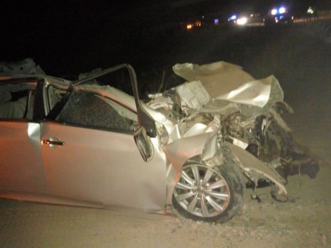 El tremendo impacto resultó fatal