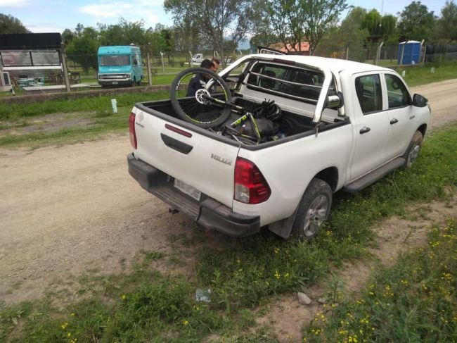 La camioneta recuperada